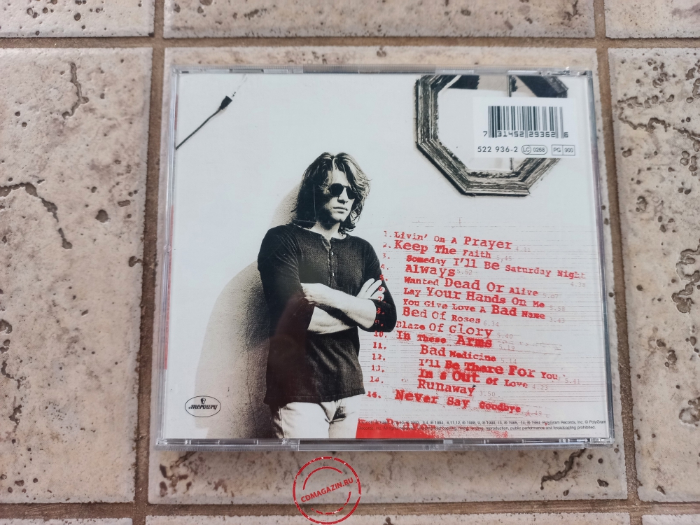 Audio CD: Bon Jovi (1994) Cross Road (The Best Of Bon Jovi) Audio CD: Bon Jovi (1994) Cross Road (The Best Of Bon Jovi)