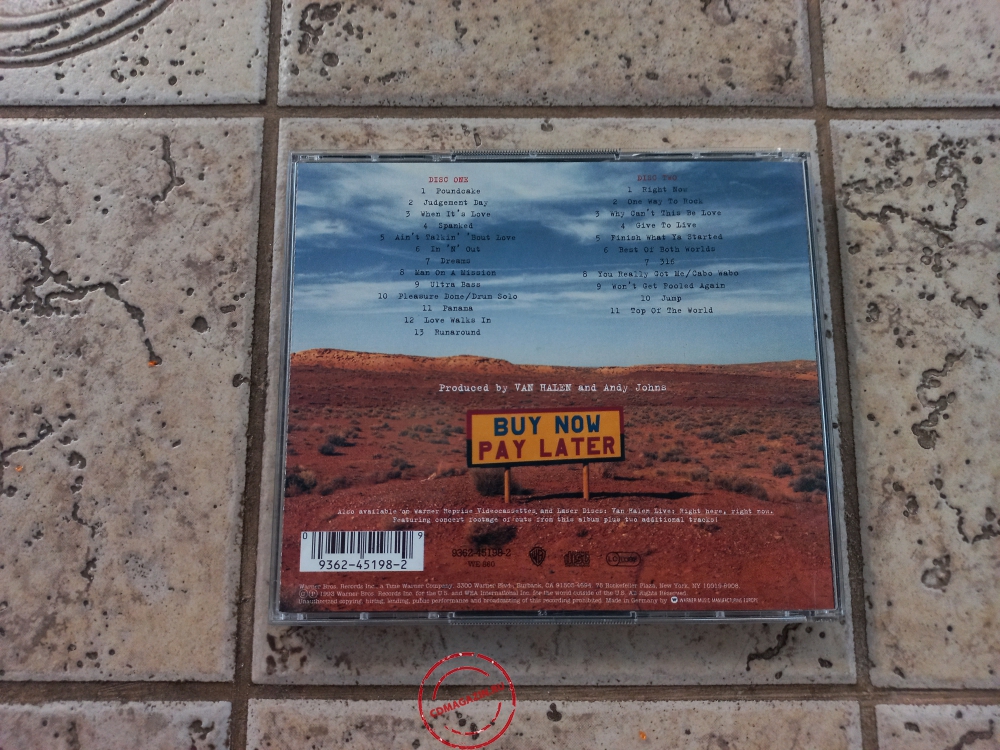 Audio CD: Van Halen (1993) Live: Right Here, Right Now. Audio CD: Van Halen (1993) Live: Right Here, Right Now.