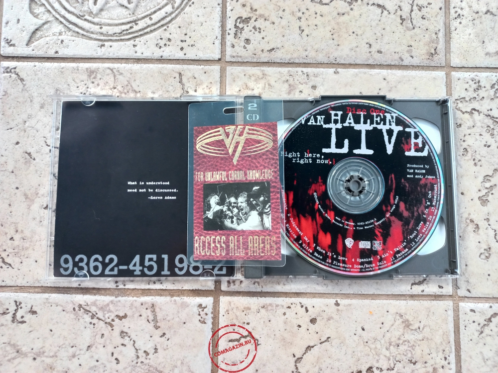 Audio CD: Van Halen (1993) Live: Right Here, Right Now. Audio CD: Van Halen (1993) Live: Right Here, Right Now.