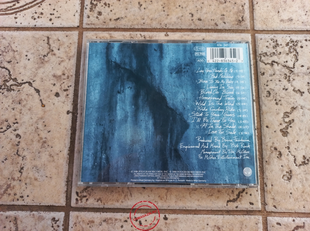 Audio CD: Bon Jovi (1988) New Jersey Audio CD: Bon Jovi (1988) New Jersey