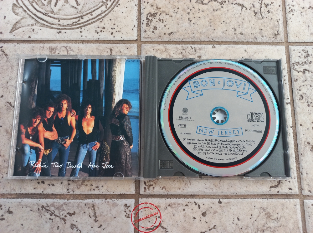 Audio CD: Bon Jovi (1988) New Jersey Audio CD: Bon Jovi (1988) New Jersey