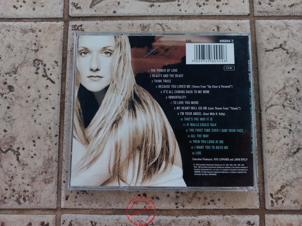 Audio CD: Celine Dion (1999) All The Way... A Decade Of Song