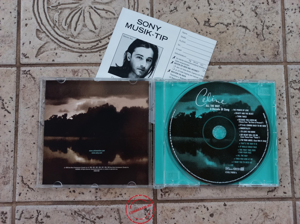 Audio CD: Celine Dion (1999) All The Way... A Decade Of Song