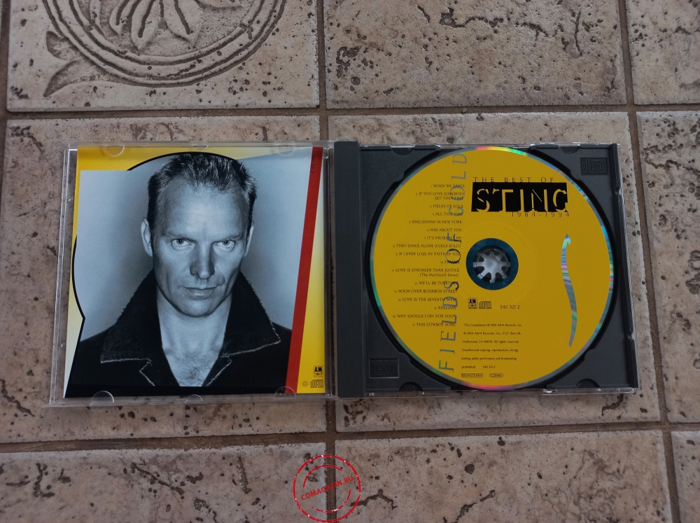Audio CD: Sting (1994) Fields Of Gold: The Best Of Sting 1984-1994 Audio CD: Sting (1994) Fields Of Gold: The Best Of Sting 1984-1994