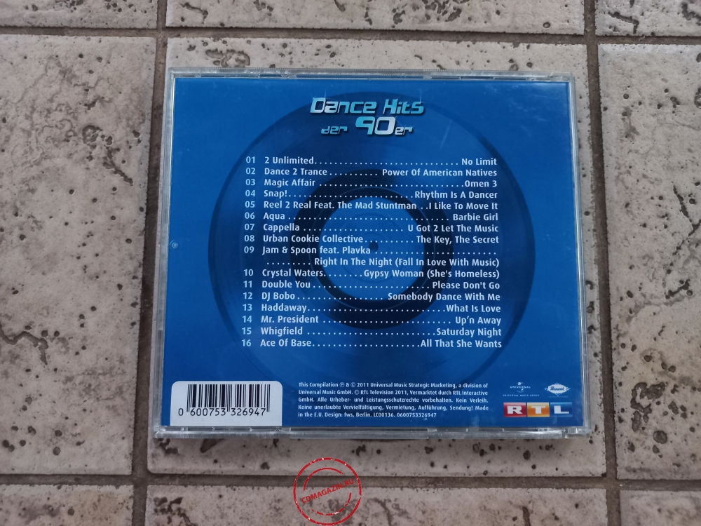 Audio CD: VA Die Ultimative Chart Show (2011) Dance Hits Der 90er Audio CD: VA Die Ultimative Chart Show (2011) Dance Hits Der 90er
