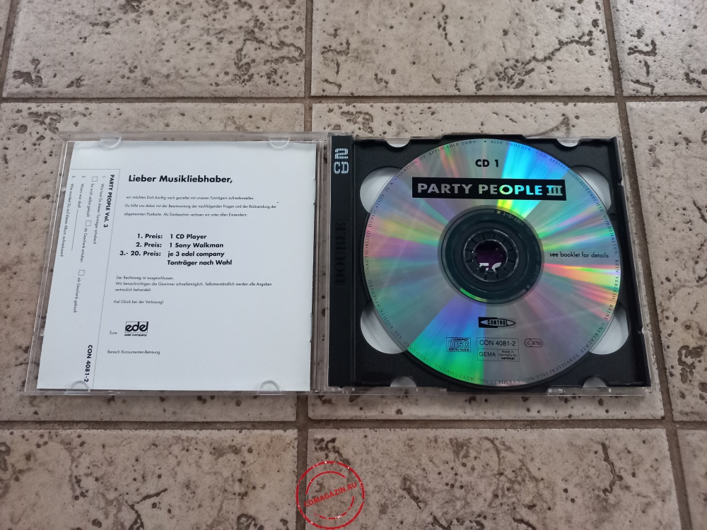 Audio CD: VA Party People (1994) Vol. III Audio CD: VA Party People (1994) Vol. III