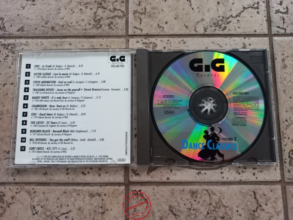 Audio CD: VA Dance Classics (1990) Volume 3 Audio CD: VA Dance Classics (1990) Volume 3