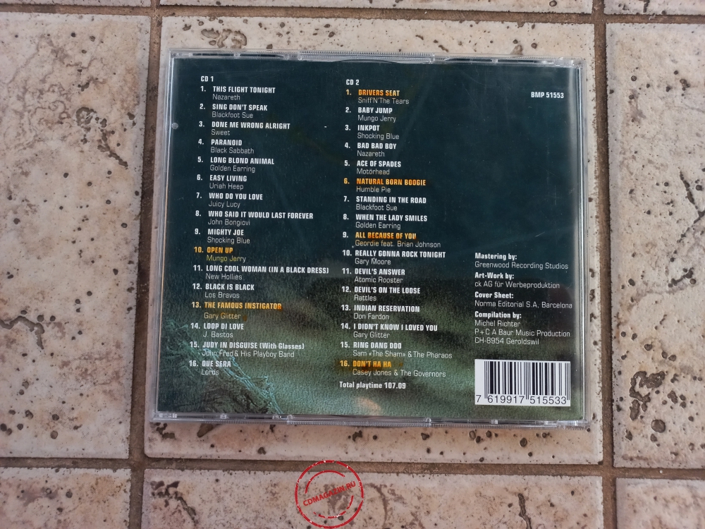 Audio CD: VA Pure Rock (1998) Vol. 1 Audio CD: VA Pure Rock (1998) Vol. 1