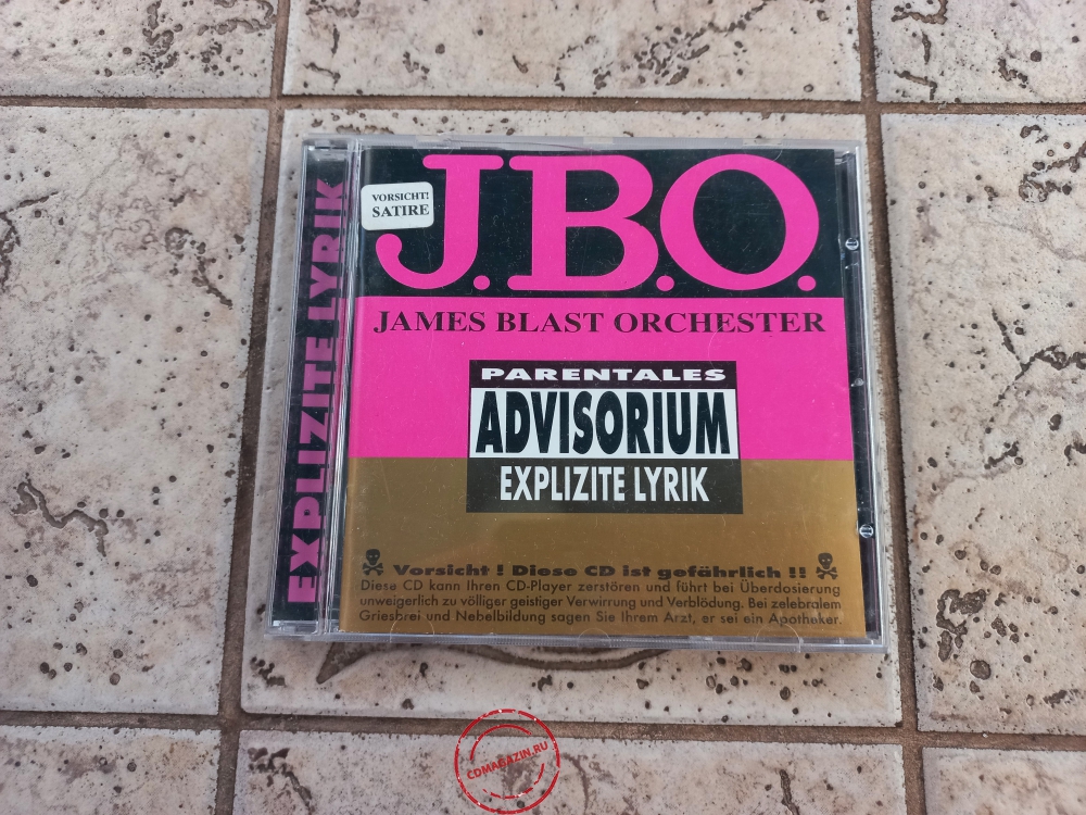 Audio CD: James Blast Orchester (J.B.O) (1995) Explizite Lyrik