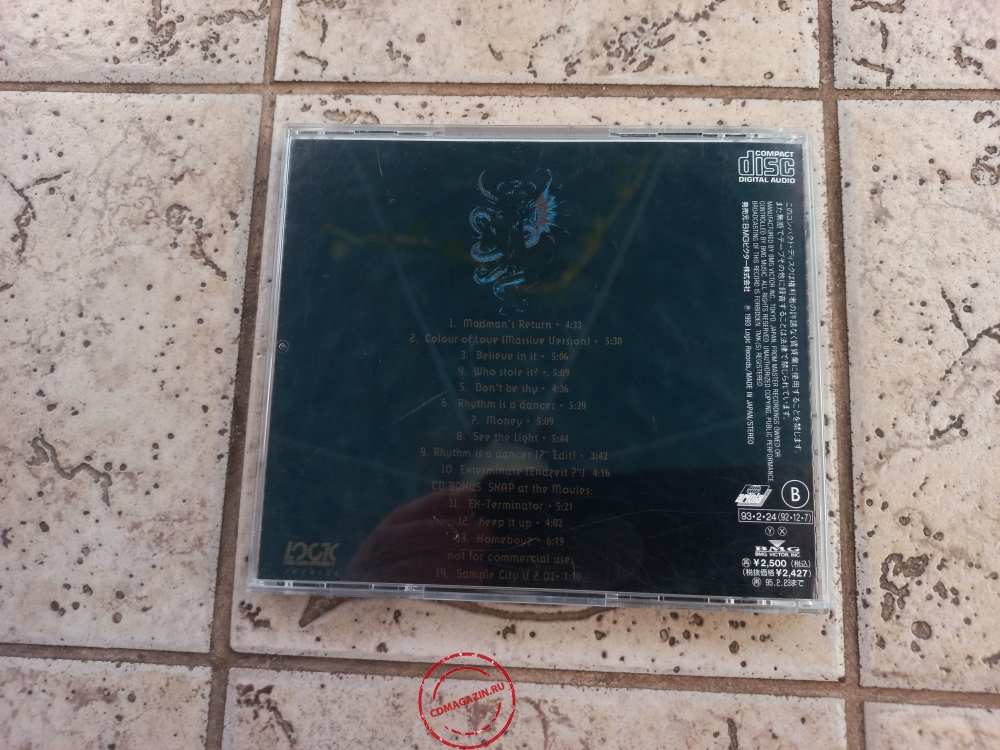 Audio CD: Snap! (1992) The Madman's Return (3rd Edition) Audio CD: Snap! (1992) The Madman's Return (3rd Edition)