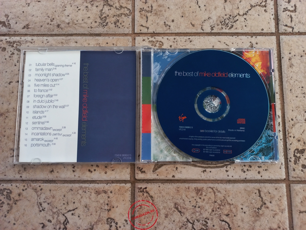 Audio CD: Mike Oldfield (1993) Elements (The Best Of)