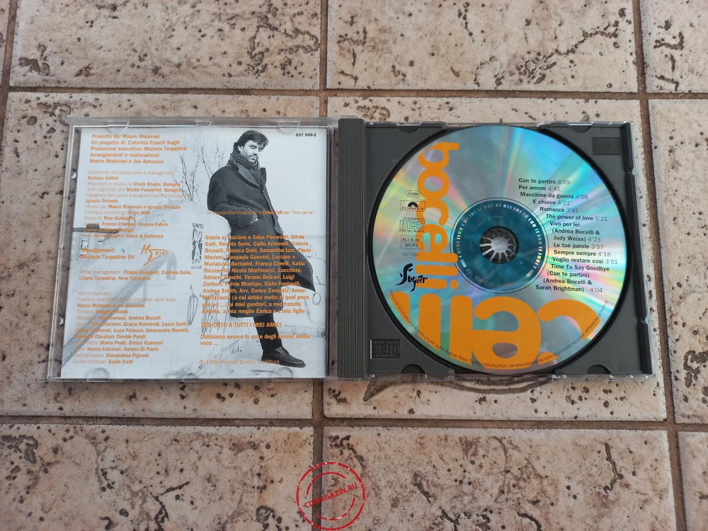 Audio CD: Andrea Bocelli (1995) Bocelli