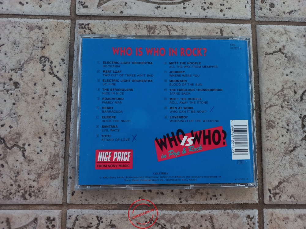 Audio CD: VA Who Is Who In Rock? (1993) Compilation