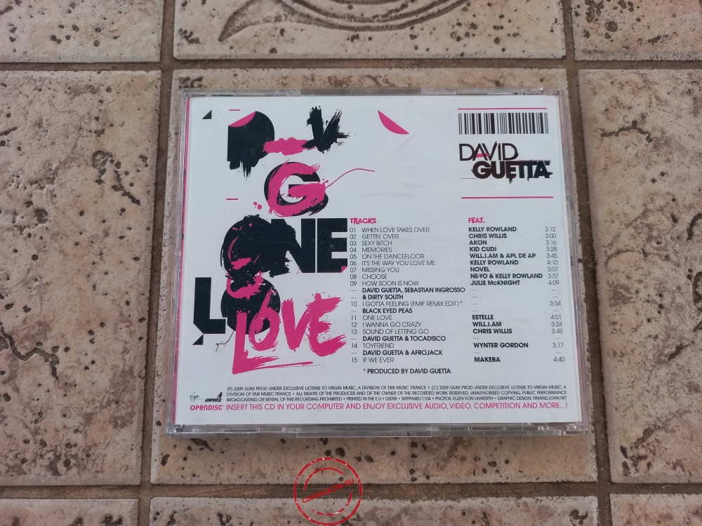Audio CD: David Guetta (2009) One Love Audio CD: David Guetta (2009) One Love
