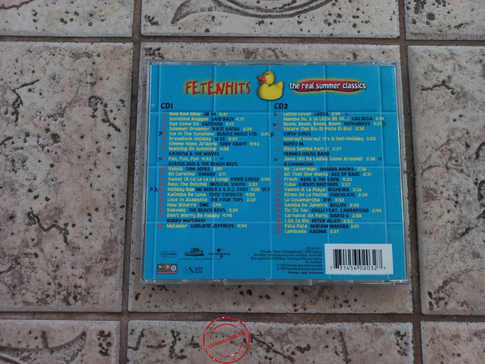 Audio CD: VA Fetenhits (2000) The Real Summer Classics