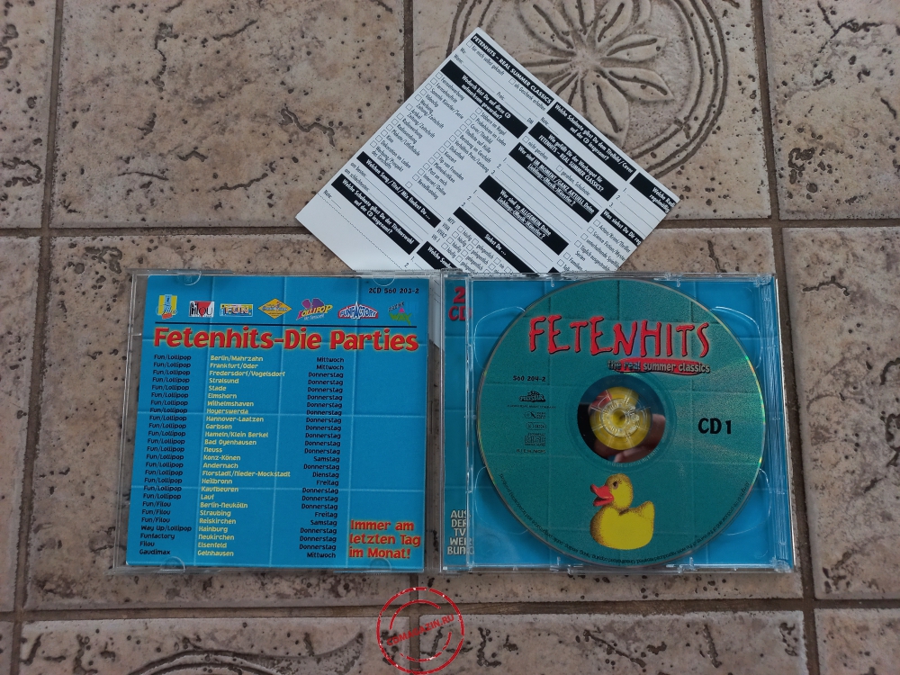 Audio CD: VA Fetenhits (2000) The Real Summer Classics