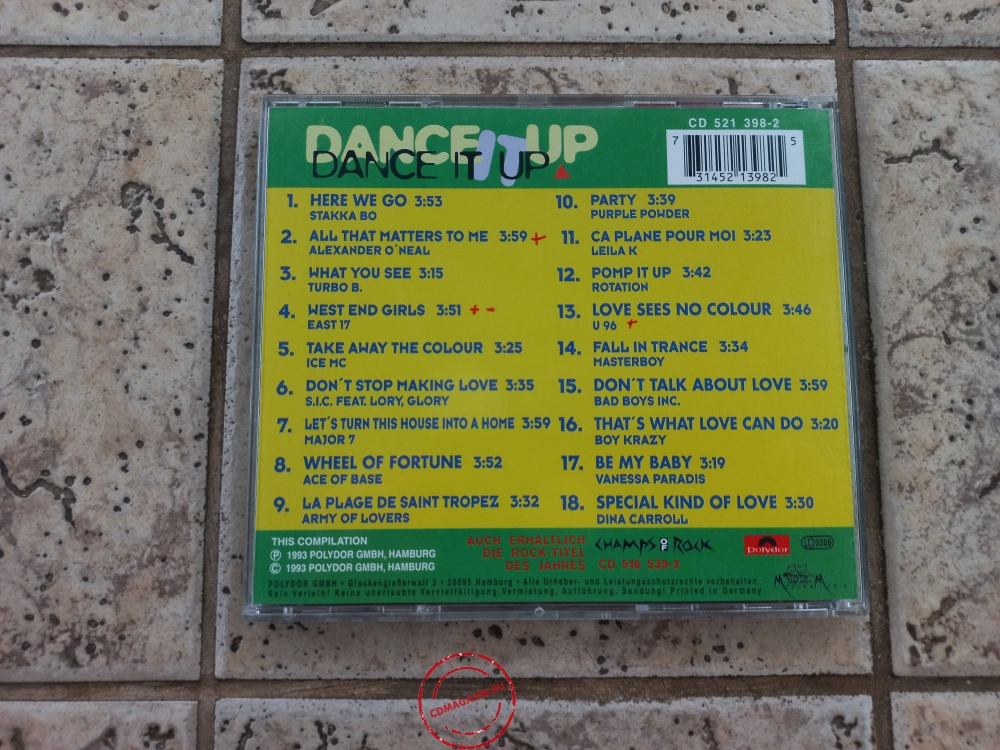 Audio CD: VA Dance It Up (1993) Compilation