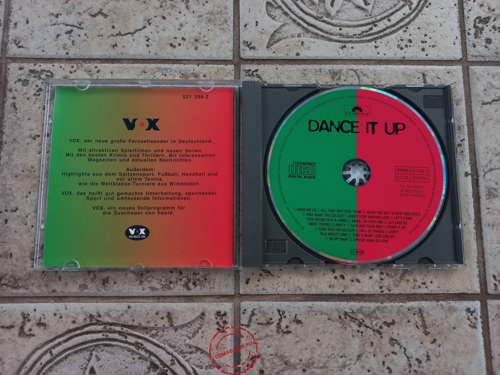 Audio CD: VA Dance It Up (1993) Compilation