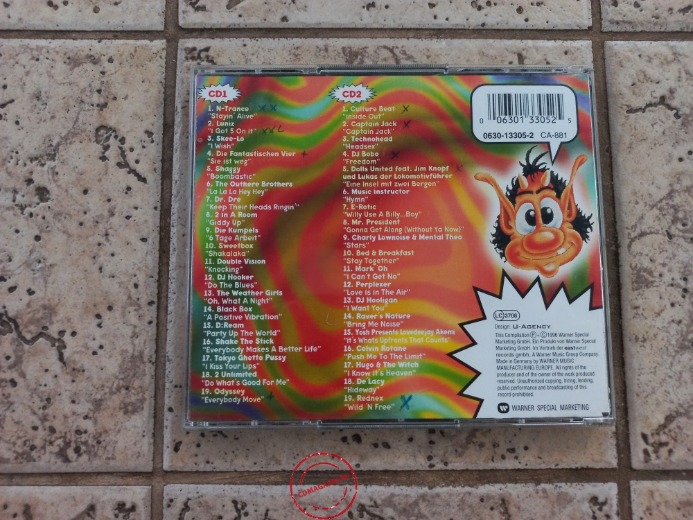 Audio CD: VA Hugo's Mega Dance (1996) '96