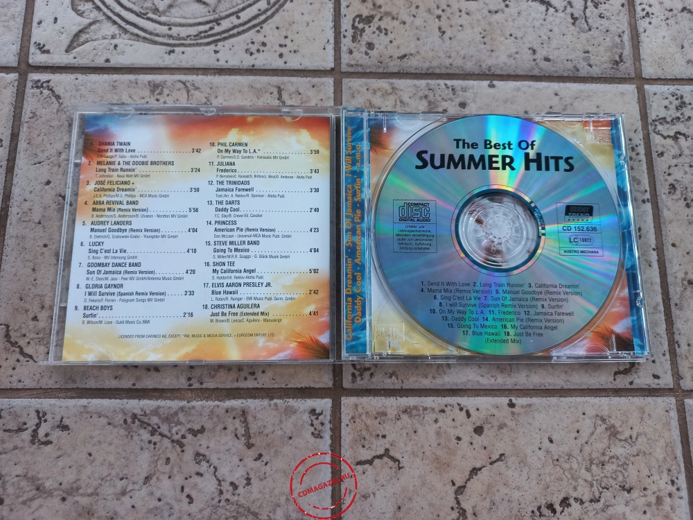 Audio CD: VA The Best Of Summer Hits (2000) Compilation