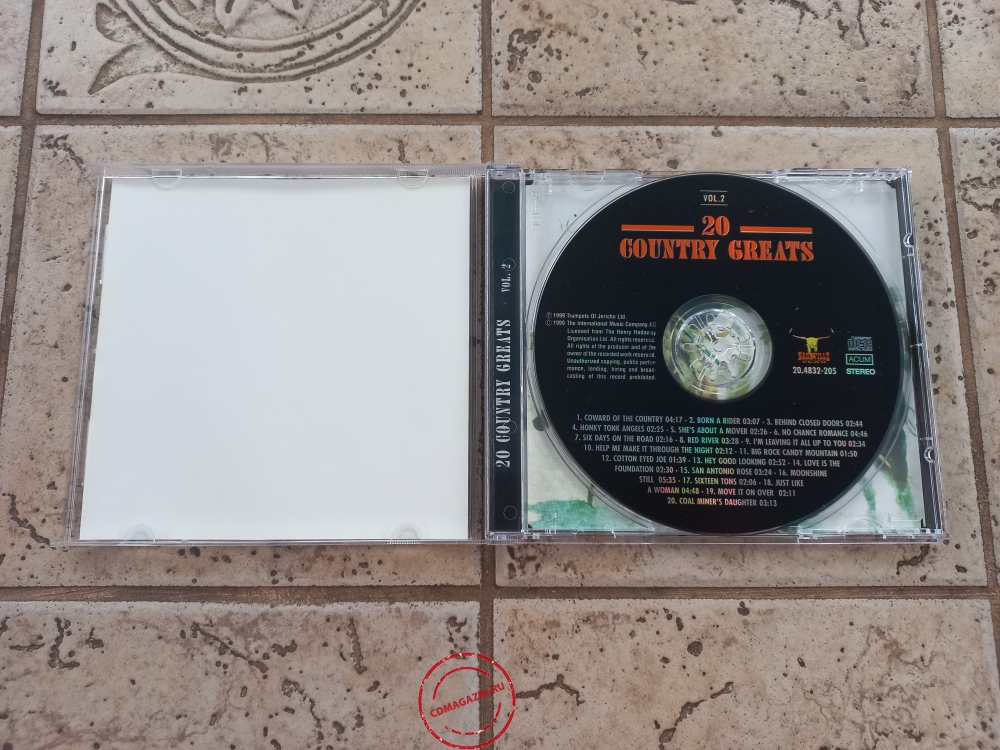 Audio CD: VA 20 Country Greats (1999) Vol. 2