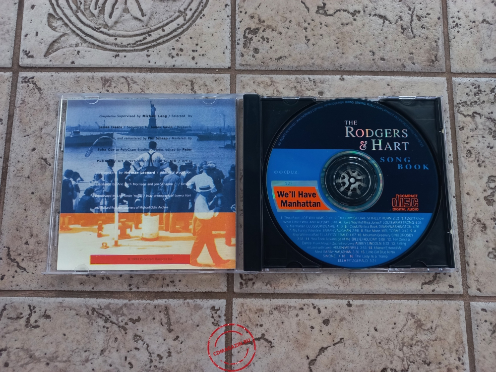 Audio CD: VA We'll Have Manhattan (1993) (The Rodgers & Hart Songbook)