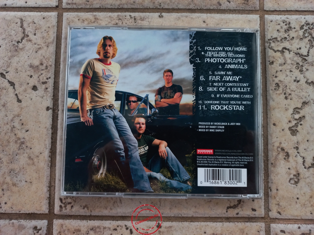 Audio CD: Nickelback (2005) All The Right Reasons
