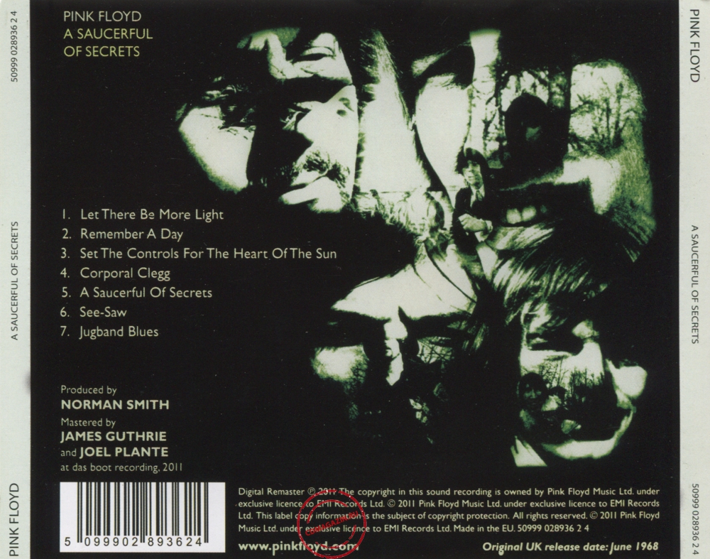 Audio CD: Pink Floyd (1968) A Saucerful Of Secrets Audio CD: Pink Floyd (1968) A Saucerful Of Secrets