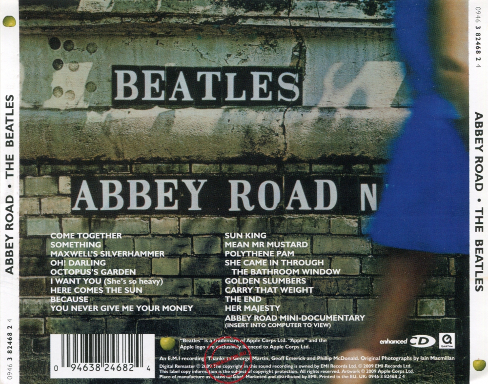Audio CD: Beatles (1969) Abbey Road Audio CD: Beatles (1969) Abbey Road