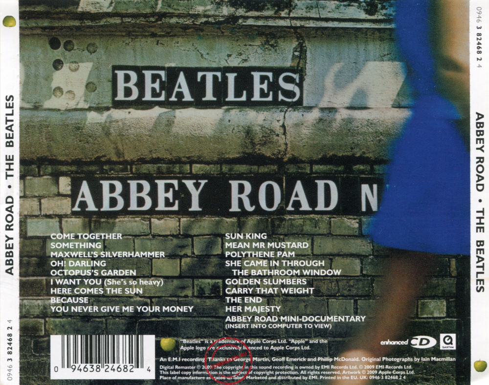 Audio CD: Beatles (1969) Abbey Road