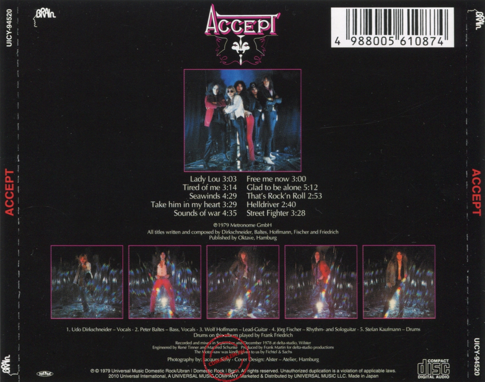 Audio CD: Accept (1979) Accept