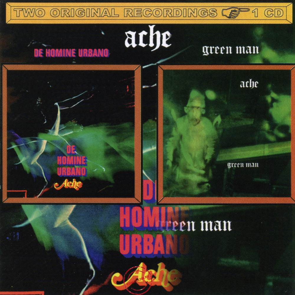 Audio CD: Ache (2) (1970) De Homine Urbano + Green Man Audio CD: Ache (2) (1970) De Homine Urbano + Green Man