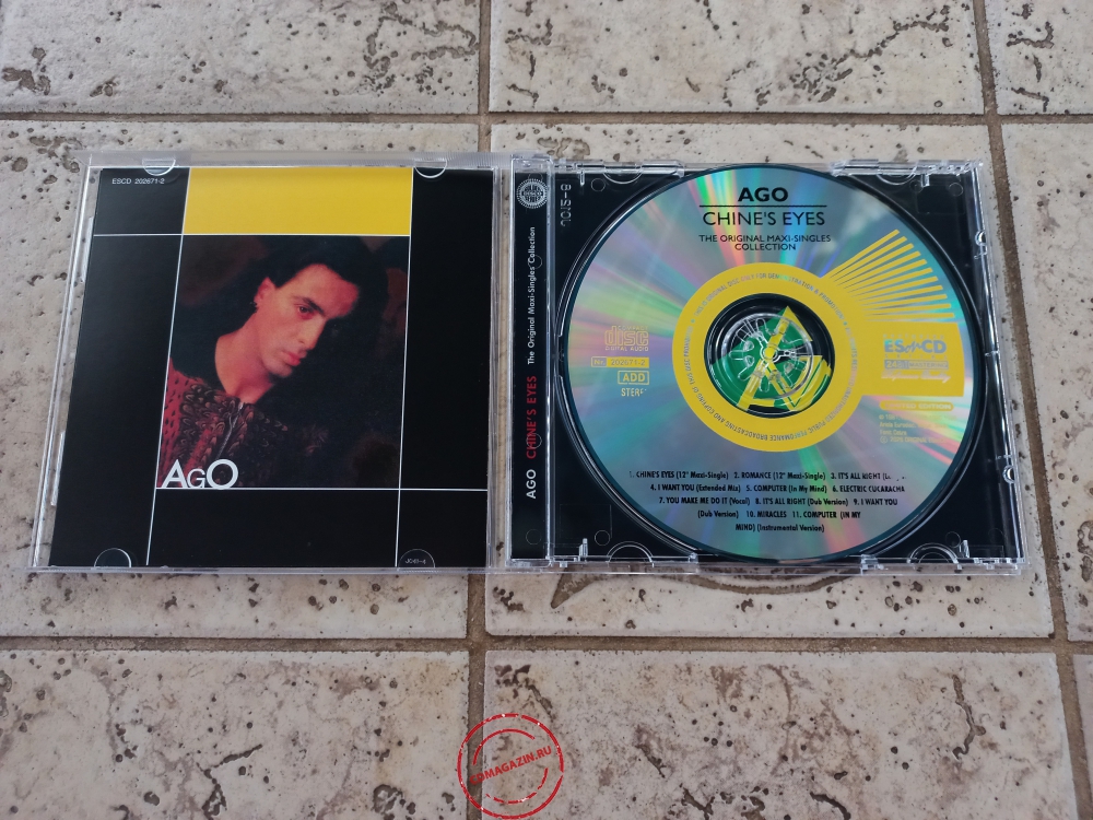 Audio CD: Ago (2) (2026) Chinese Eyes - The Original Maxi-Singles Collection
