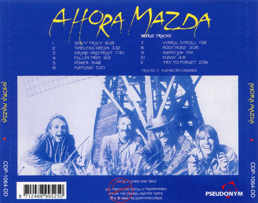 Audio CD: Ahora Mazda (1970) Ahora Mazda Audio CD: Ahora Mazda (1970) Ahora Mazda