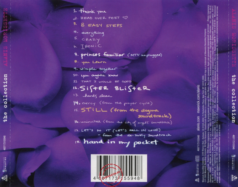 Audio CD: Alanis Morissette (2005) The Collection Audio CD: Alanis Morissette (2005) The Collection