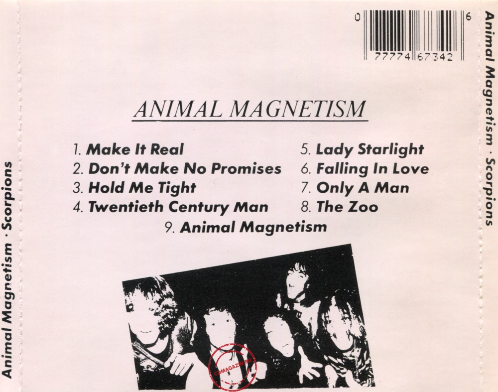 Audio CD: Scorpions (1980) Animal Magnetism