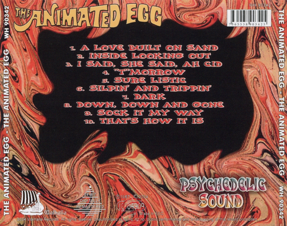 Audio CD: Animated Egg (1968) The Animated Egg