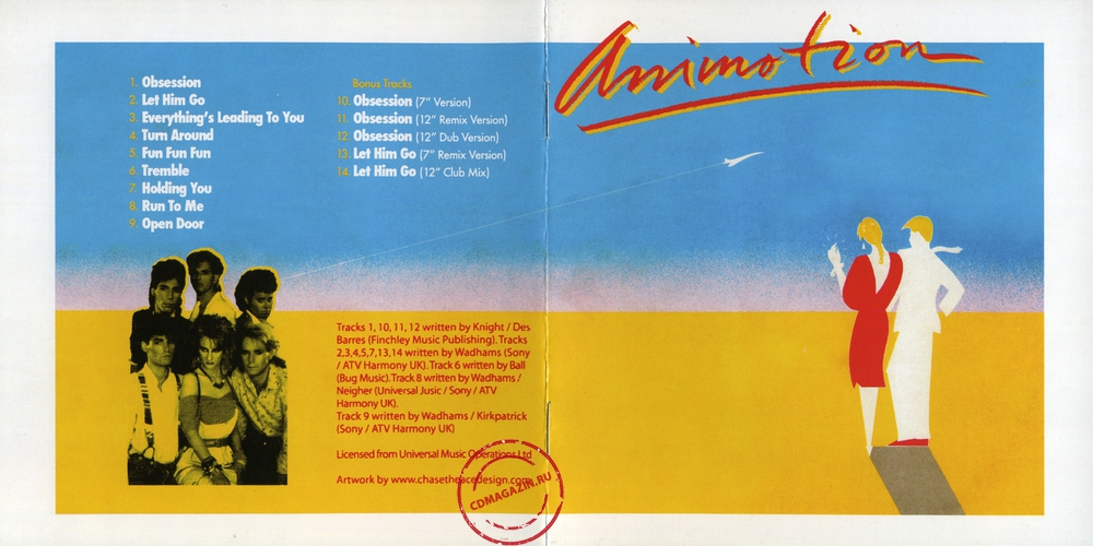 Audio CD: Animotion (1984) Animotion Audio CD: Animotion (1984) Animotion