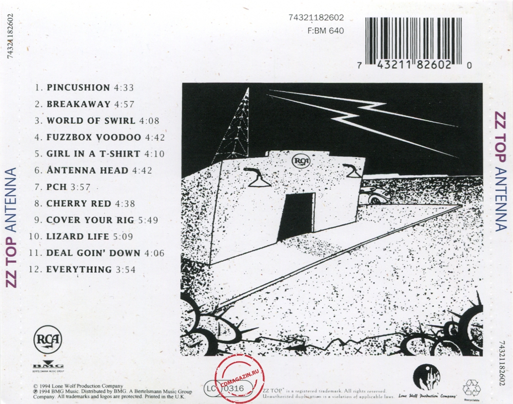 Audio CD: ZZ Top (1993) Antenna Audio CD: ZZ Top (1993) Antenna