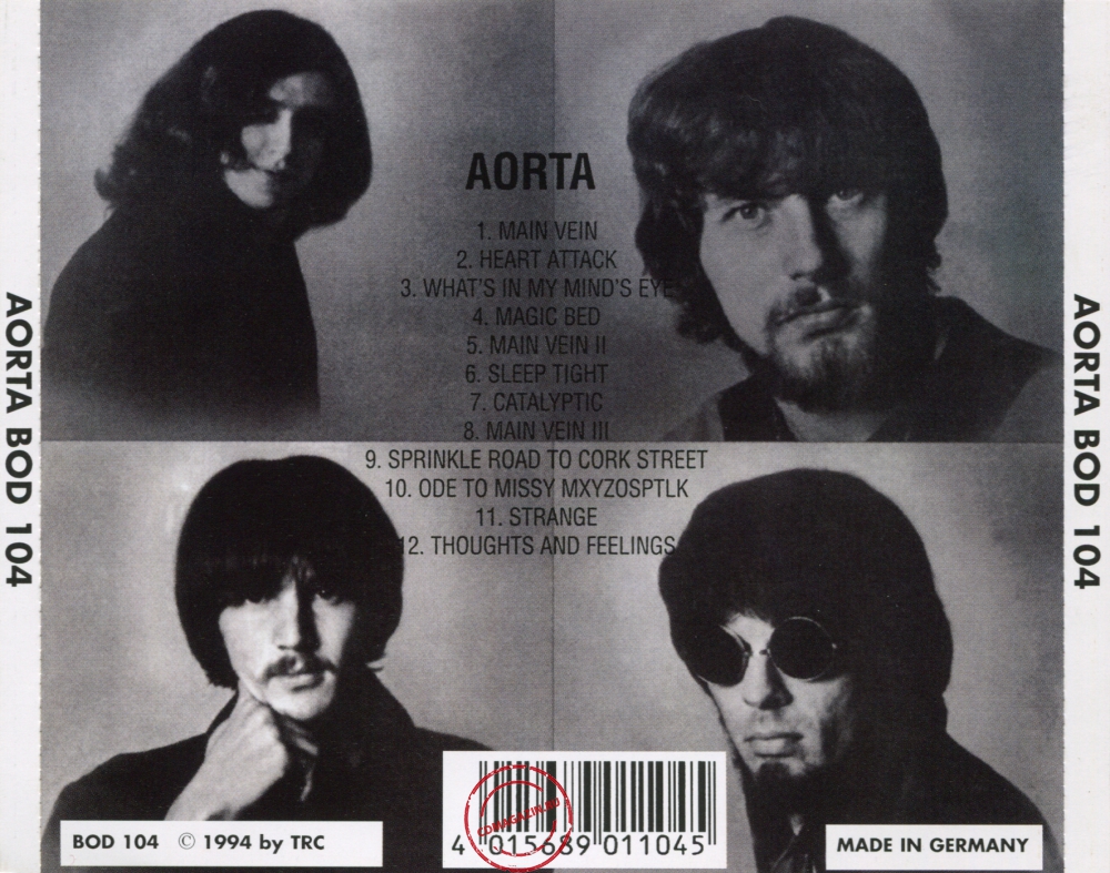 Audio CD: Aorta (1968) Aorta