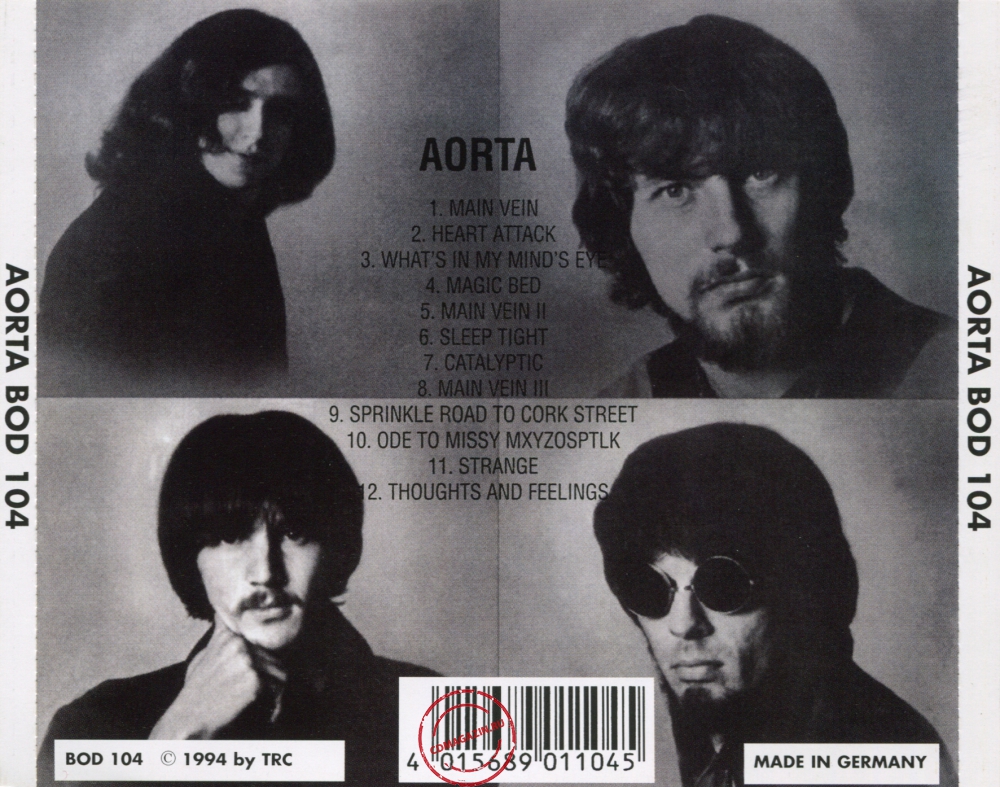 Audio CD: Aorta (1968) Aorta Audio CD: Aorta (1968) Aorta