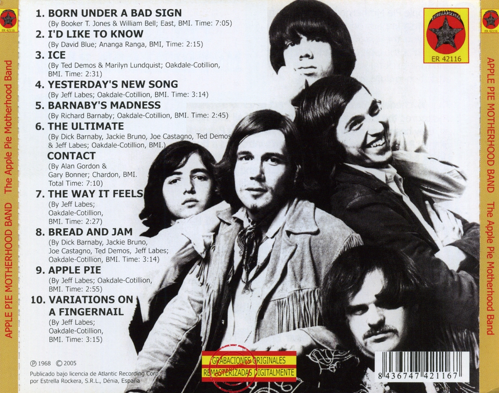 Audio CD: Apple Pie Motherhood Band (1968) Apple Pie Motherhood Band Audio CD: Apple Pie Motherhood Band (1968) Apple Pie Motherhood Band