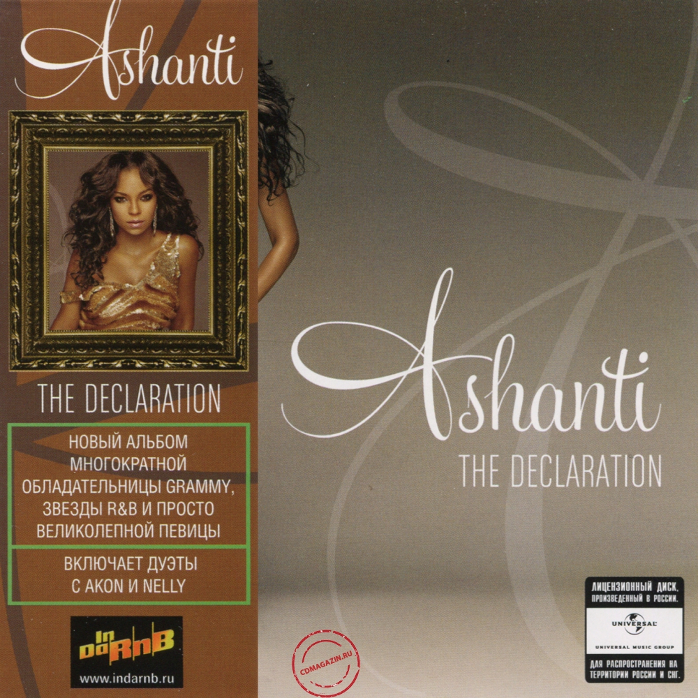 Audio CD: Ashanti (2008) The Declaration Audio CD: Ashanti (2008) The Declaration