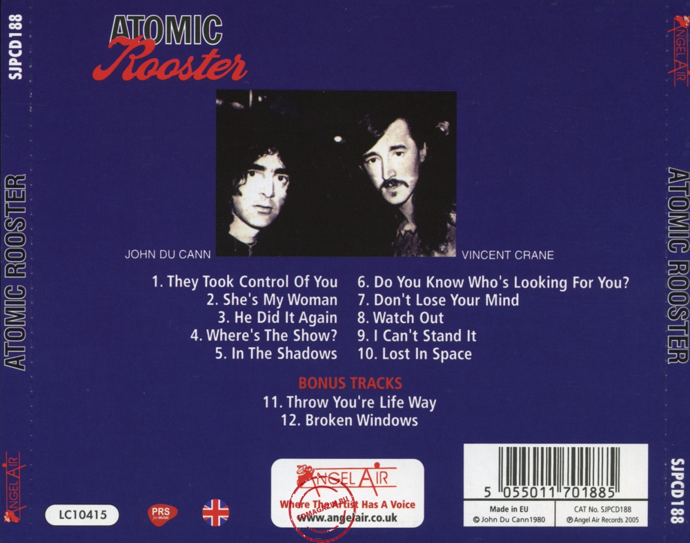 Audio CD: Atomic Rooster (1980) Atomic Rooster