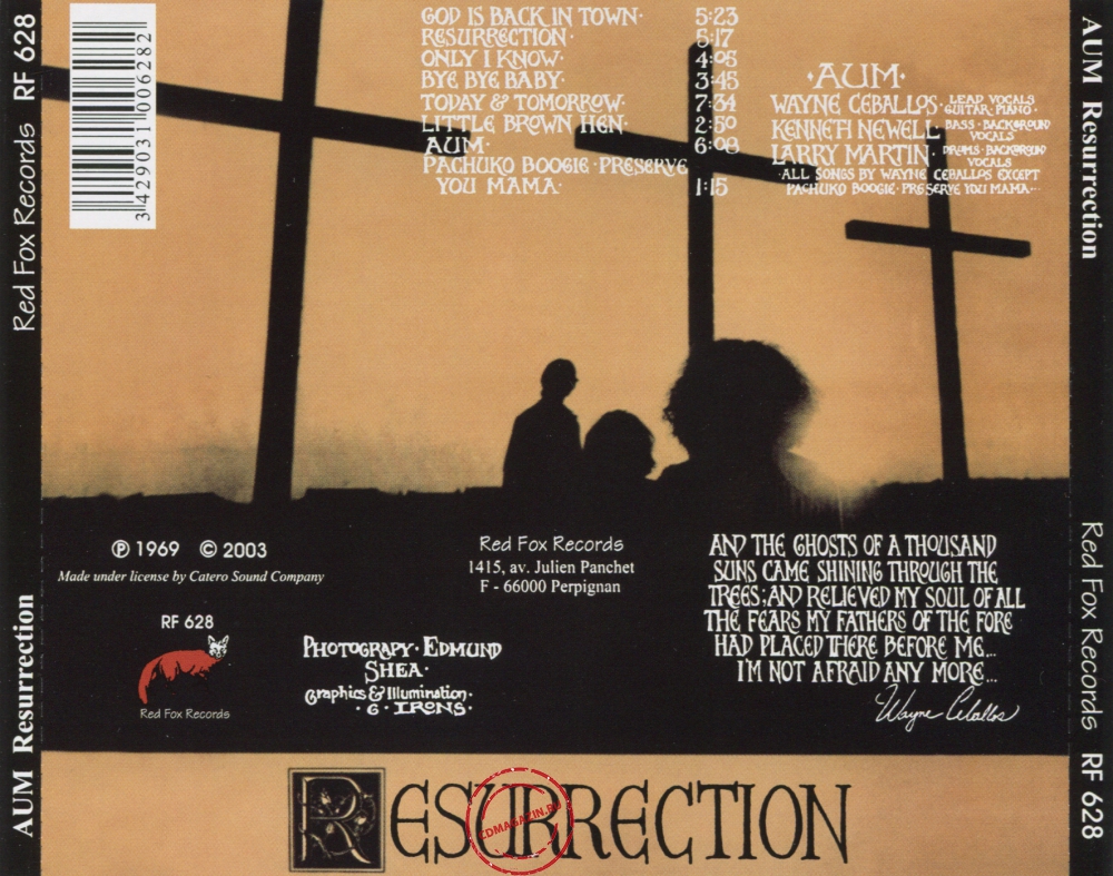 Audio CD: Aum (2) (1969) Resurrection