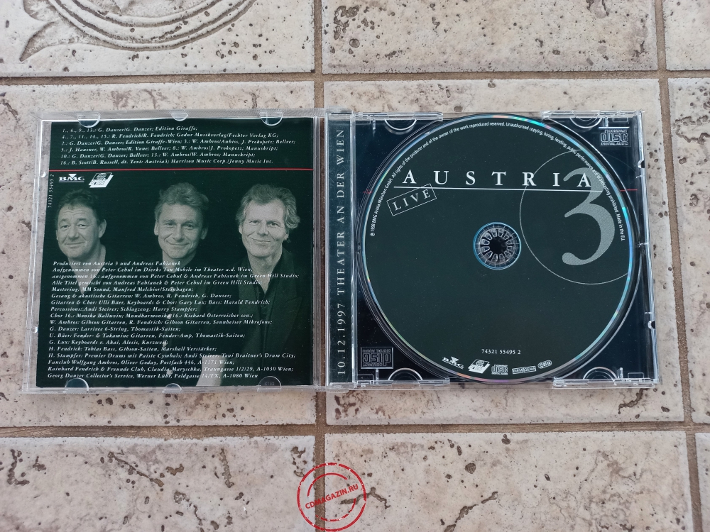 Audio CD: Austria 3 (1998) Live