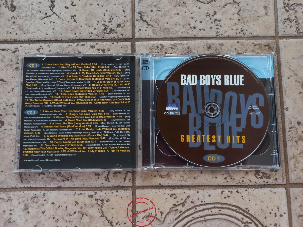 Audio CD: Bad Boys Blue (2005) Greatest Hits Audio CD: Bad Boys Blue (2005) Greatest Hits