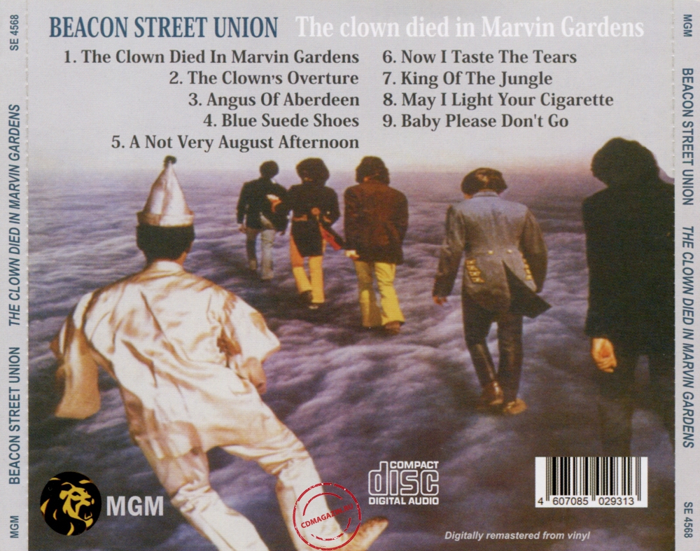 Audio CD: Beacon Street Union (1968) The Clown Died In Marvin Gardens