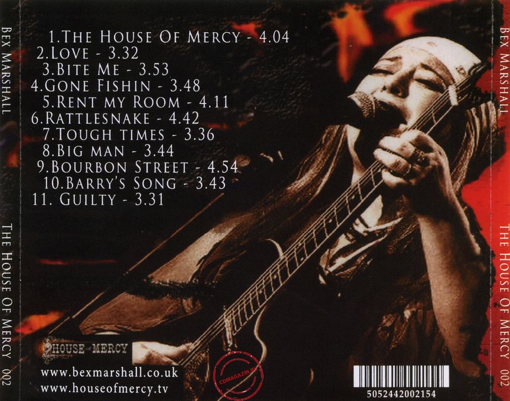 Audio CD: Bex Marshall (2012) The House Of Mercy Audio CD: Bex Marshall (2012) The House Of Mercy