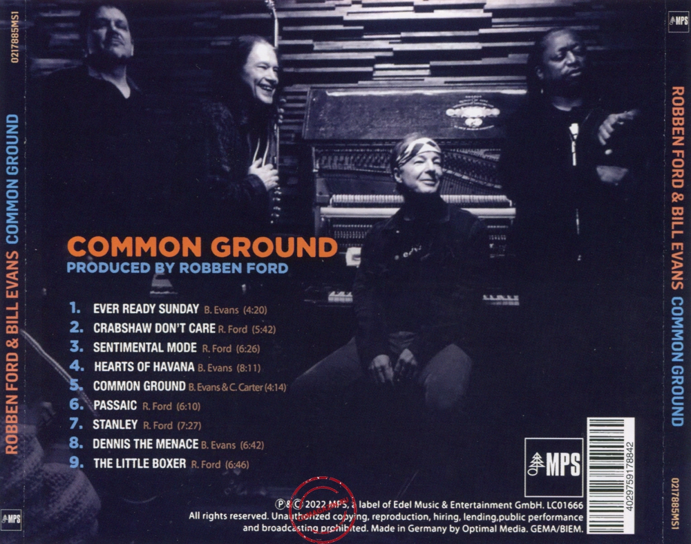 Audio CD: Bill Evans (3) (2020) Common Ground Audio CD: Bill Evans (3) (2020) Common Ground